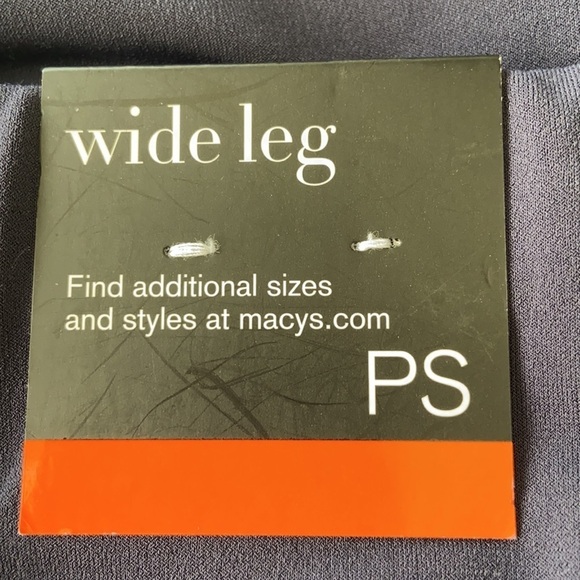 ALFANI Navy Nautical Wide Leg Pants Size PS NWT - Picture 11 of 13